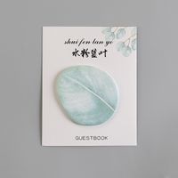 Small Fresh Creative Student Message Simulation Leaf Sticky Note sku image 3