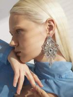 Fashion Tassel Alloy Inlay Rhinestones Women's Drop Earrings 1 Pair main image 3