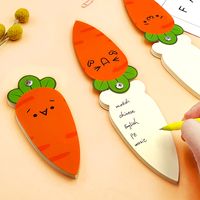 Creative Special-shaped Loose-leaf Spiral Student Carrot Rainbow Portable Blank Book main image 4