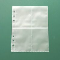 Ins Style Simple Transparent Pvc Soft Shell A5a6 Loose-leaf Zipper Bag Edge Hand Book sku image 3