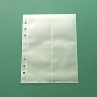 Ins Style Simple Transparent Pvc Soft Shell A5a6 Loose-leaf Zipper Bag Edge Hand Book sku image 2