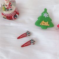 Cartoon Style Christmas Tree Santa Claus Soft Glue Hair Clip 1 Piece sku image 18