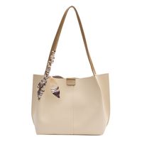 Femmes Grande Toutes Les Saisons Faux Cuir Couleur Unie Mode Carré Boucle Magnétique Sac À Main main image 4