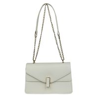 Women's Small Pu Leather Solid Color Streetwear Square Lock Clasp Crossbody Bag sku image 2