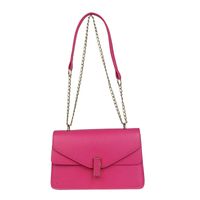 Women's Small Pu Leather Solid Color Streetwear Square Lock Clasp Crossbody Bag sku image 4