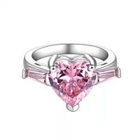 Fashion Geometric Metal Plating Artificial Gemstones Women's Rings 1 Piece main image 4