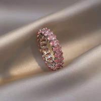 Fashion Geometric Metal Plating Artificial Gemstones Women's Rings 1 Piece sku image 2