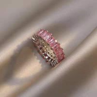 Fashion Geometric Metal Plating Artificial Gemstones Women's Rings 1 Piece sku image 5