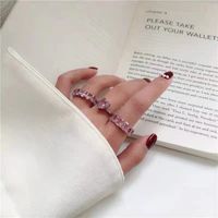 Fashion Geometric Metal Plating Artificial Gemstones Women's Rings 1 Piece main image 2
