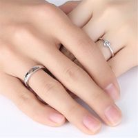 Simple Style Heart Shape Copper Inlay Artificial Gemstones Rings 1 Piece main image 4