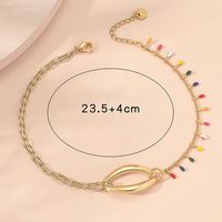 Vacation Colorful Stainless Steel Women's Anklet 1 Piece main image 3