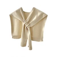 Women's Sweet Solid Color Knit Knitted Shawls main image 4