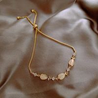Lady Star Artificial Gemstones Alloy Opal Wholesale Bracelets sku image 10