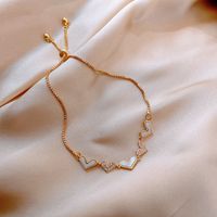 Lady Star Artificial Gemstones Alloy Opal Wholesale Bracelets sku image 6