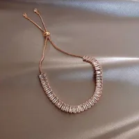 Dulce Ronda Aleación Enchapado Embutido Diamantes De Imitación Mujeres Pulsera 1 Pieza sku image 11