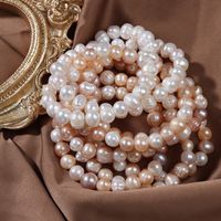 Fashion Round Pearl Beaded Bracelets 1 Piece main image 1