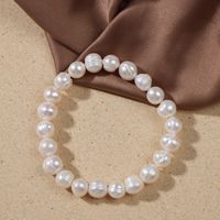 Fashion Round Pearl Beaded Bracelets 1 Piece sku image 2