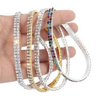 De Base Géométrique Zircon Strass Femmes Bracelets 1 Pièce main image 4