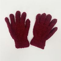 Frau Mode Einfarbig Polyester Handschuhe 1 Paar sku image 5