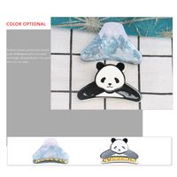 Mode Panda Acetatplatten Handgemacht Haarkrallen 1 Stück main image 4