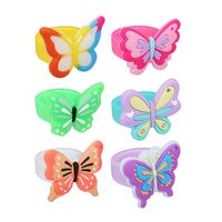 Estilo De Dibujos Animados Mariposa Pvc Muchachas Anillos 1 Pieza main image 3