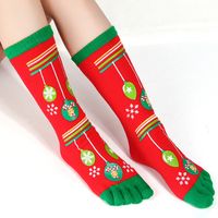 Women's Fashion Santa Claus Polyacrylonitrile Fiber Crew Socks sku image 1