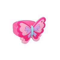 Cartoon Style Butterfly Pvc Girl's Rings 1 Piece sku image 6