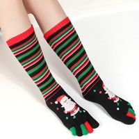 Women's Fashion Santa Claus Polyacrylonitrile Fiber Crew Socks sku image 6