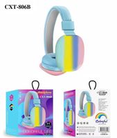 Simple Cute Rainbow Bluetooth Stereo Headset sku image 3