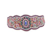 Ethnic Style Colorful Resin Beaded Women's Woven Belts 1 Piece sku image 3