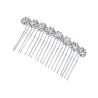 Women'S Fashion Solid Color Iron Plating Inlay Rhinestones Hair Combs main image 2