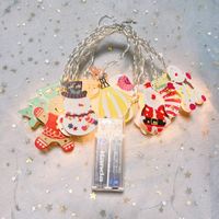 Christmas Fashion Christmas Tree Santa Claus Iron Party String Lights sku image 6