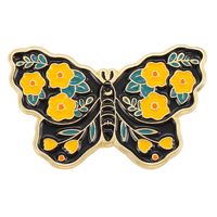 Fashion Flower Butterfly Alloy Stoving Varnish Unisex Brooches sku image 4