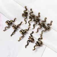Simple Style Snake Alloy Plating Hair Buckle main image 4