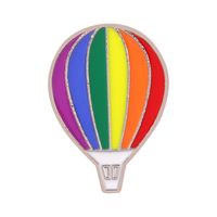 Mode Regenbogen Herzform Legierung Einbrennlack Unisex Broschen sku image 6
