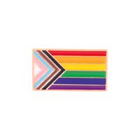 Fashion Rainbow Heart Shape Alloy Stoving Varnish Unisex Brooches sku image 14