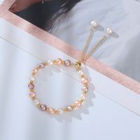 Elegant Geometric Pearl Beaded Bracelets main image 3