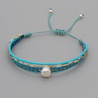 Bohemian Eye Rope Inlay Artificial Gemstones Women's Bracelets 1 Piece sku image 8