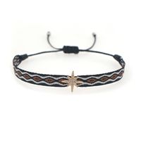 Bohemian Eye Rope Inlay Artificial Gemstones Women's Bracelets 1 Piece sku image 4