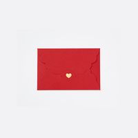 Mini Small Sized Pearl Kraft Paper Gilding Love Envelope main image 5