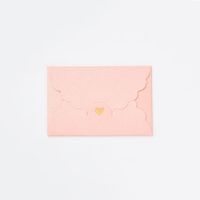 Mini Small Sized Pearl Kraft Paper Gilding Love Envelope sku image 3