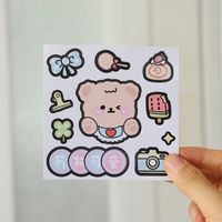 Cartoon Cute Seamless Waterproof Decorative Sticker sku image 5