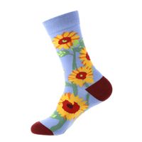 Unisex Fashion Flower Cotton Ankle Socks sku image 3