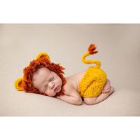 Children Unisex Basic Animal Pleated Baby Hat main image 1