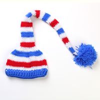 Children Unisex Basic Stripe Pleated Baby Hat main image 3