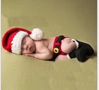 Baby Girl's Baby Boy's Basic Christmas Hat Pleated Wool Cap sku image 7