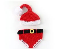 Baby Girl's Baby Boy's Basic Christmas Hat Pleated Wool Cap sku image 4