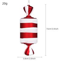 Christmas Luxurious Stripe Spiral Stripe Pvc Party Hanging Ornaments 1 Piece sku image 5