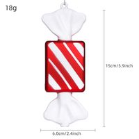 Christmas Luxurious Stripe Spiral Stripe Pvc Party Hanging Ornaments 1 Piece sku image 4