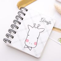 Cute Cartoon Animal Flip Coil Mini Portable Notebook Pocket Notepad Wholesale sku image 8